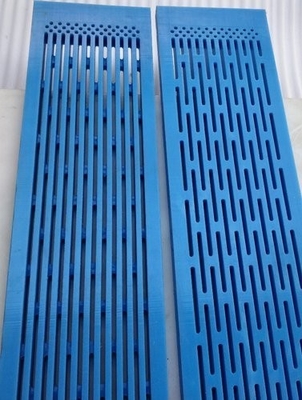 Elementos desidratantes de plástico UHMWPE para máquinas de fabricação de papel