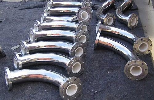 Tubo/cotovelo de revestimento cerâmico de aço inoxidável de aço carbono personalizado para várias indústrias