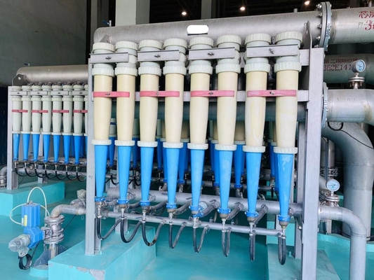 Limpador centrífugo de baixa consistência para máquinas de fabricação de papel feito de celulose virgem