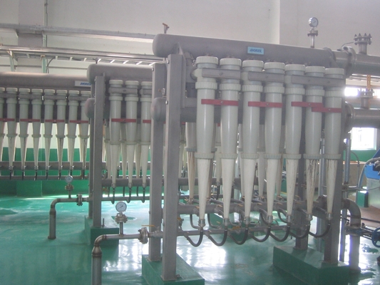 Centricleaner de alta e baixa consistência para processo de produção de papel reciclado