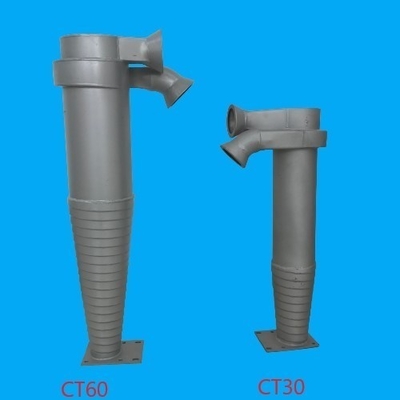 CT30 e CT60 Serviço pós-venda de hidrociclone revestido de cerâmica de aço inoxidável Sim